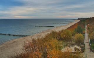 Dziwnów plaża - wschód - 21-10-2024 14:46