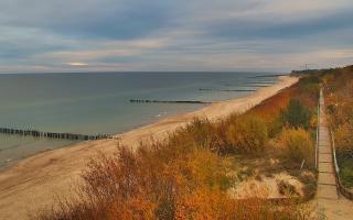 Dziwnów plaża - wschód - 21-10-2024 14:53