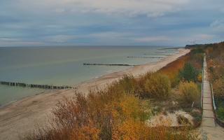 Dziwnów plaża - wschód - 21-10-2024 15:01