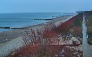 Dziwnów plaża - wschód - 16-01-2026 07:17