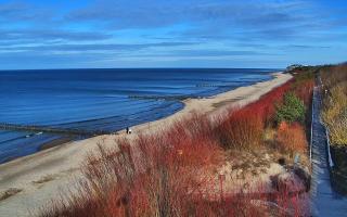 Dziwnów plaża - wschód - 25-02-2026 13:45