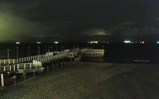 Gdańsk Brzeźno - molo - 17-11-2025 21:57