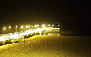 Gdańsk Brzeźno - molo - 17-12-2025 21:43