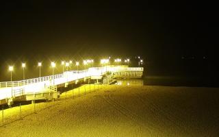 Gdańsk Brzeźno - molo - 17-12-2025 22:05