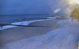 Dźwirzyno - plaża wschód - 20-02-2026 16:45