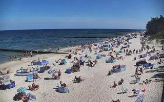 Dźwirzyno - plaża wschód - 16-07-2026 09:52
