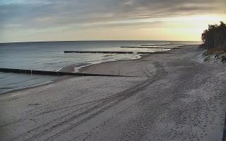 Dźwirzyno - plaża wschód - 27-10-2026 06:46