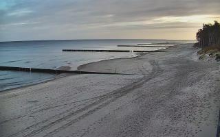 Dźwirzyno - plaża wschód - 27-10-2026 07:02