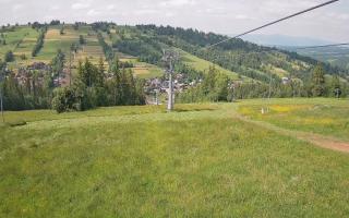 Suche-ski  widok z górnej stacji - 17-06-2025 13:15