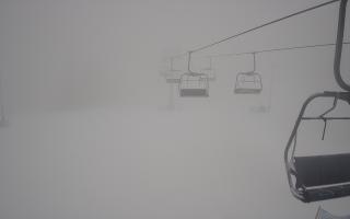 Suche-ski  widok z górnej stacji - 29-01-2026 07:15