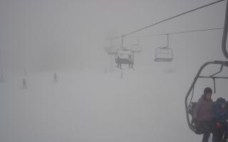 Suche-ski  widok z górnej stacji - 29-01-2026 14:27