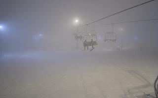 Suche-ski  widok z górnej stacji - 29-01-2026 16:55