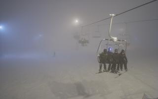 Suche-ski  widok z górnej stacji - 29-01-2026 17:02