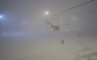 Suche-ski  widok z górnej stacji - 29-01-2026 17:09