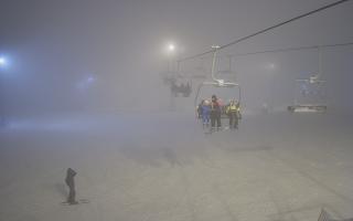 Suche-ski  widok z górnej stacji - 29-01-2026 17:16