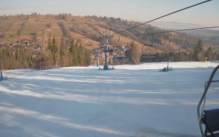 Suche-ski  widok z górnej stacji - 16-03-2026 06:52