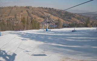 Suche-ski  widok z górnej stacji - 16-03-2026 07:49