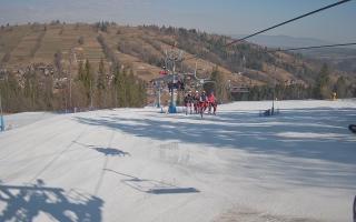 Suche-ski  widok z górnej stacji - 16-03-2026 08:10