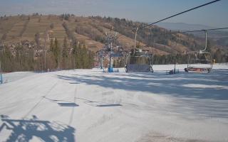 Suche-ski  widok z górnej stacji - 16-03-2026 08:17