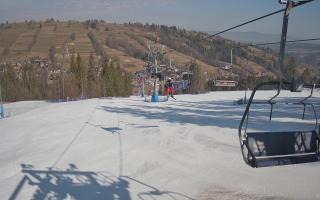 Suche-ski  widok z górnej stacji - 16-03-2026 08:31