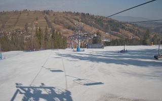 Suche-ski  widok z górnej stacji - 16-03-2026 08:38