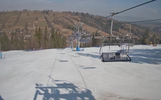 Suche-ski  widok z górnej stacji - 16-03-2026 09:06