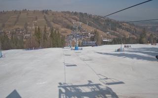 Suche-ski  widok z górnej stacji - 16-03-2026 09:41