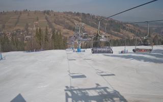 Suche-ski  widok z górnej stacji - 16-03-2026 09:48