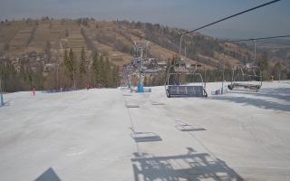 Suche-ski  widok z górnej stacji - 16-03-2026 10:02