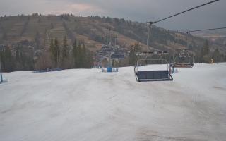 Suche-ski  widok z górnej stacji - 16-03-2026 13:34