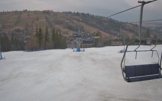 Suche-ski  widok z górnej stacji - 16-03-2026 13:41