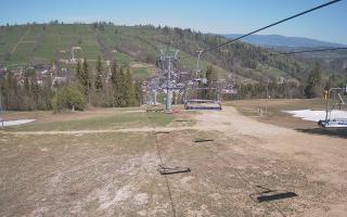 Suche-ski  widok z górnej stacji - 03-05-2026 09:45