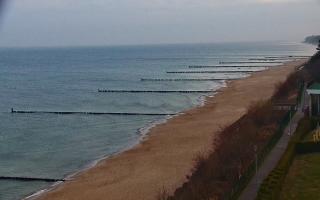 Ustronie Morskie plaża - 18-12-2025 08:37