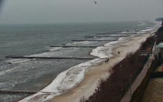 Ustronie Morskie plaża - 23-01-2026 10:29