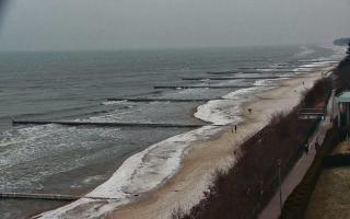 Ustronie Morskie plaża - 23-01-2026 10:45