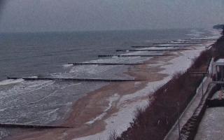 Ustronie Morskie plaża - 30-01-2026 06:45