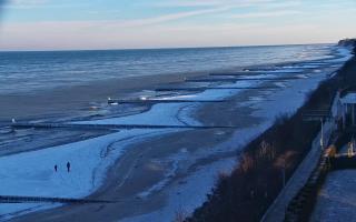 Ustronie Morskie plaża - 01-02-2026 08:21