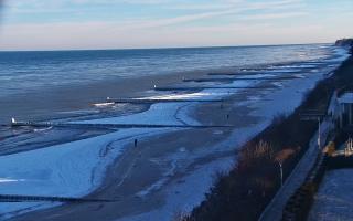 Ustronie Morskie plaża - 01-02-2026 08:37