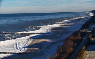 Ustronie Morskie plaża - 01-02-2026 09:57