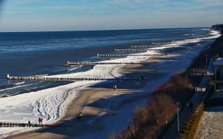 Ustronie Morskie plaża - 01-02-2026 10:29