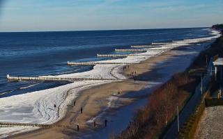 Ustronie Morskie plaża - 01-02-2026 12:05