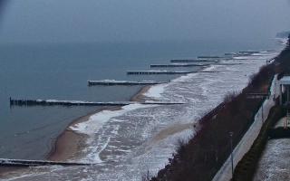 Ustronie Morskie plaża - 10-02-2026 07:48