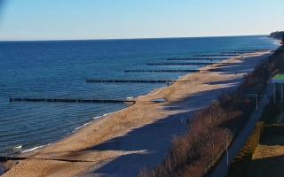 Ustronie Morskie plaża - 21-03-2026 07:17