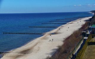 Ustronie Morskie plaża - 21-03-2026 10:45