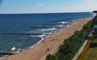 Ustronie Morskie plaża - 10-06-2026 07:05