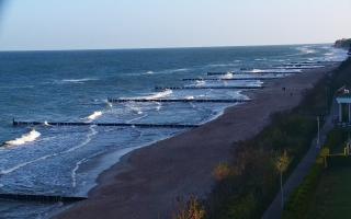Ustronie Morskie plaża - 26-10-2026 07:33