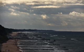 Ustronie Morskie plaża zachód - 16-09-2025 14:02