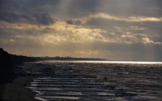 Ustronie Morskie plaża zachód - 16-09-2025 15:38