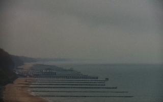 Ustronie Morskie plaża zachód - 02-11-2025 06:44