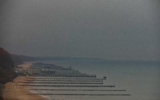 Ustronie Morskie plaża zachód - 02-11-2025 07:49